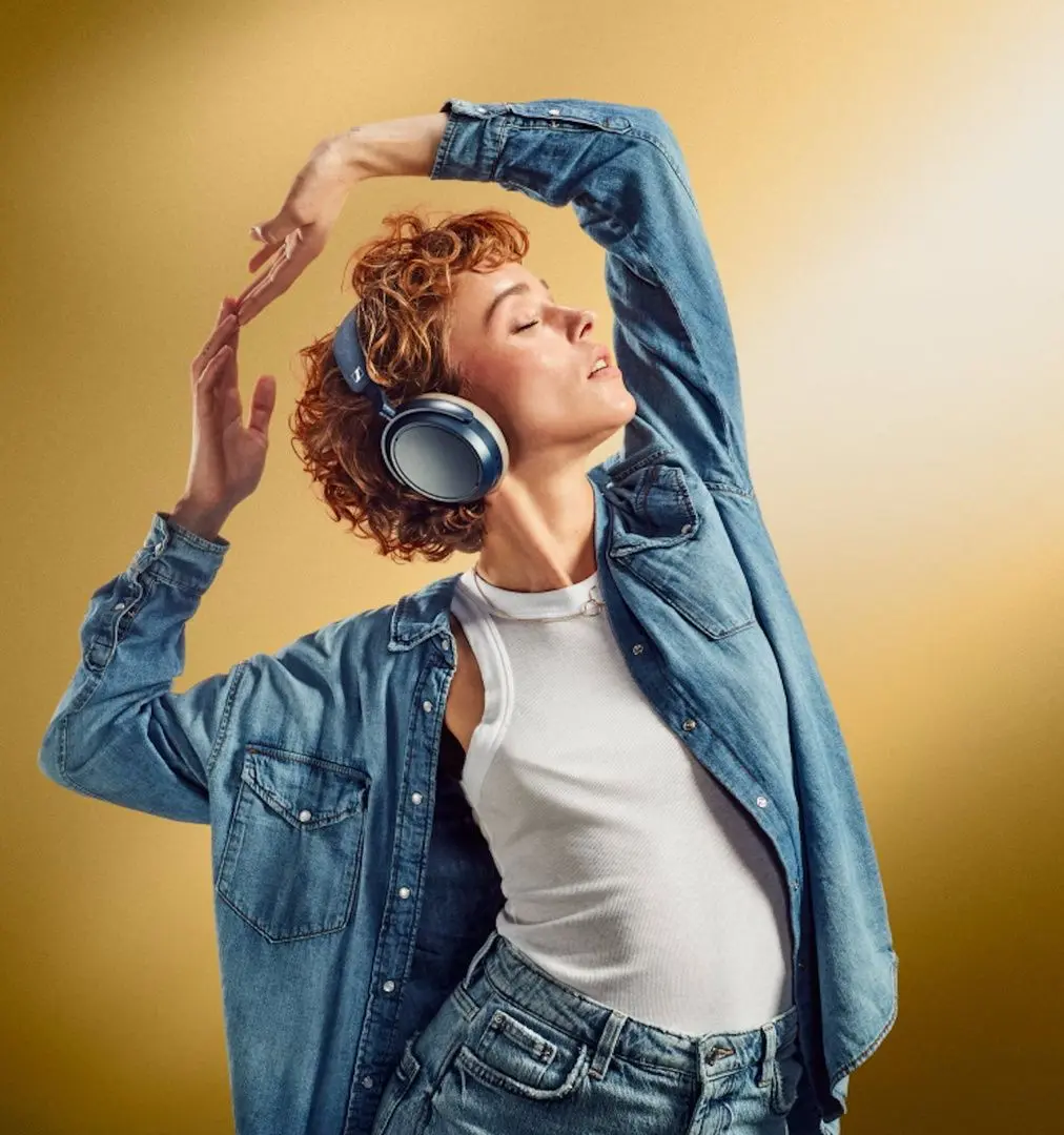 Casti fara fir Sennheiser Momentum 4 (Denim)