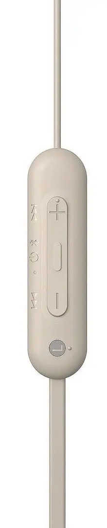 Casti fara fir Sony WI-C100 (Beige) - 2