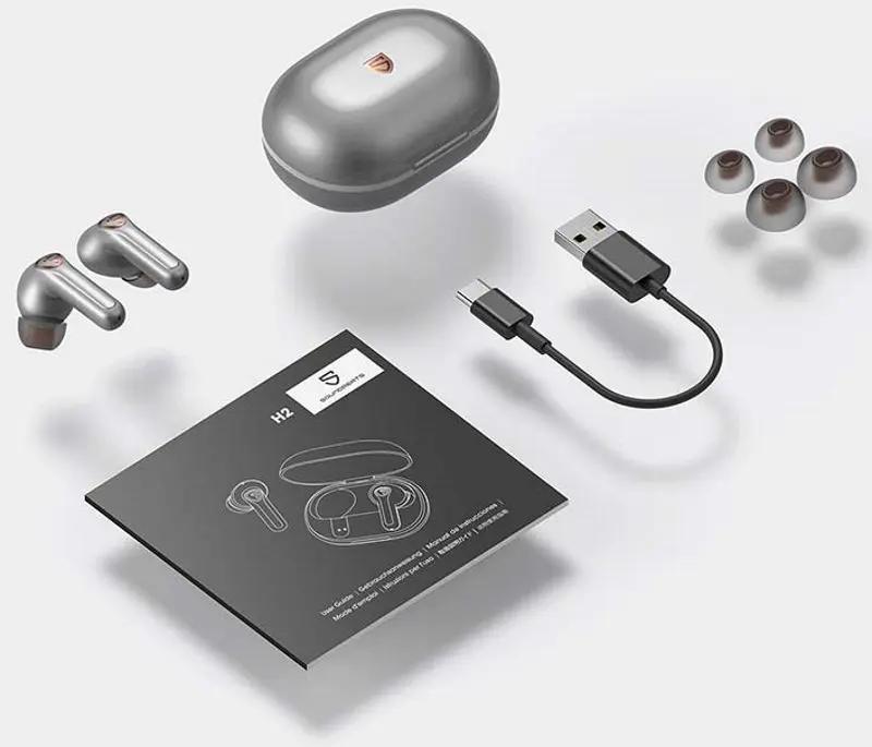 Беспроводные наушники Soundpeats H2 (Grey) - 5