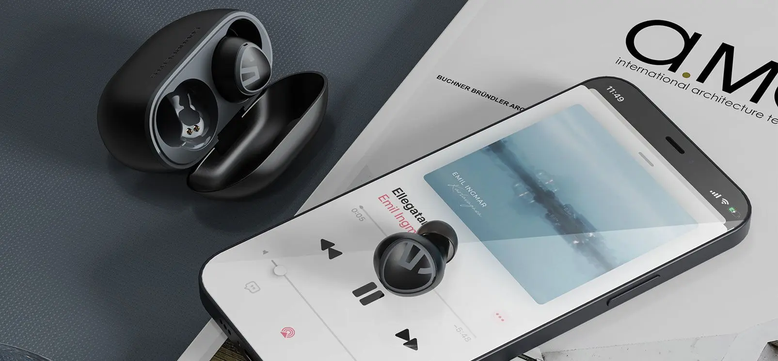 Беспроводные наушники Soundpeats Mini (Black) - 4