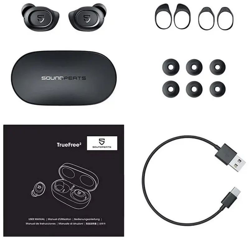 Беспроводные наушники Soundpeats TrueFree 2 (Black) - 7