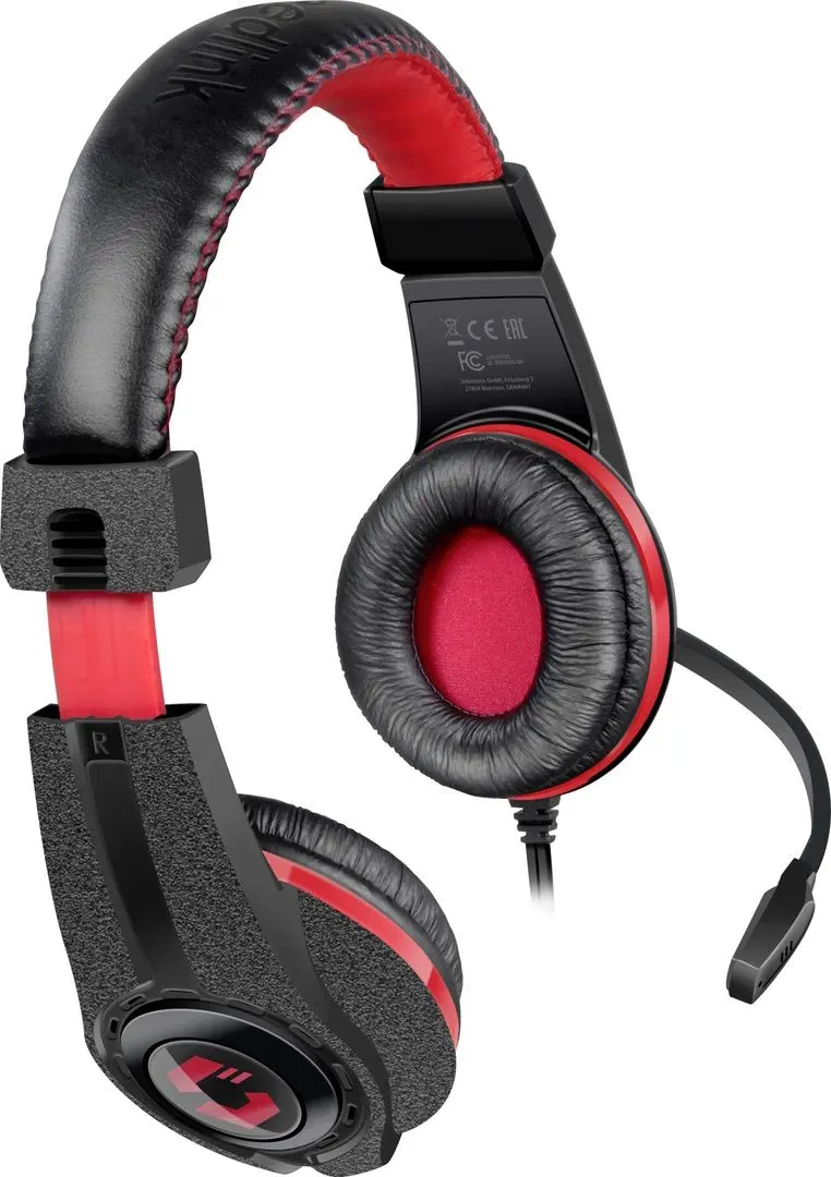 Наушники Speedlink LEGATOS (Black/Red) - 4