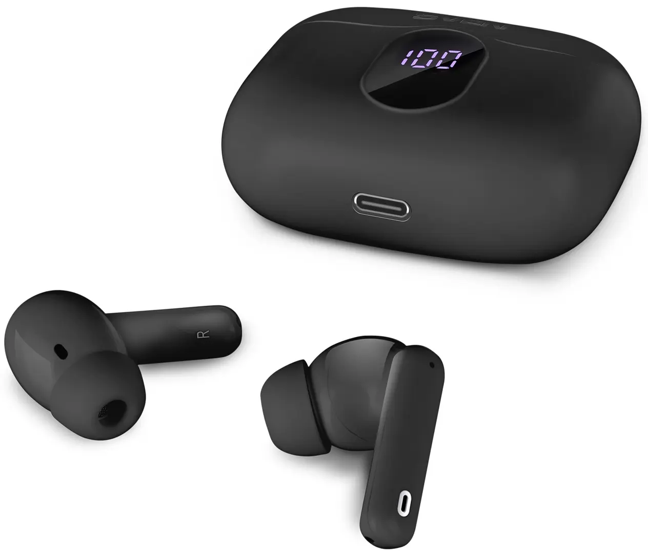 Casti fara fir Sven E-315B (Black)