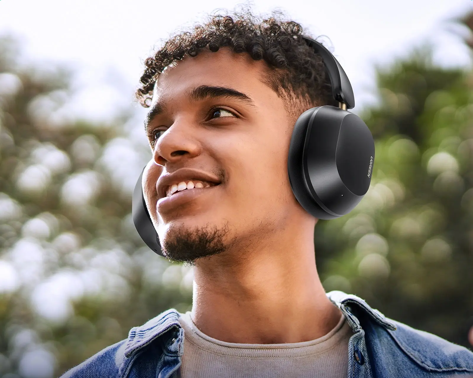 Casti fara fir Ugreen HiTune Max5c Hybrid HP203 (Black)