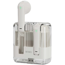 Беспроводные наушники Wiwu Transparent T21 (White) Thumb