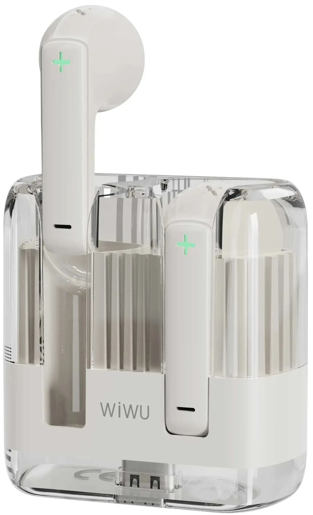 Беспроводные наушники Wiwu Transparent T21 (White) - 2