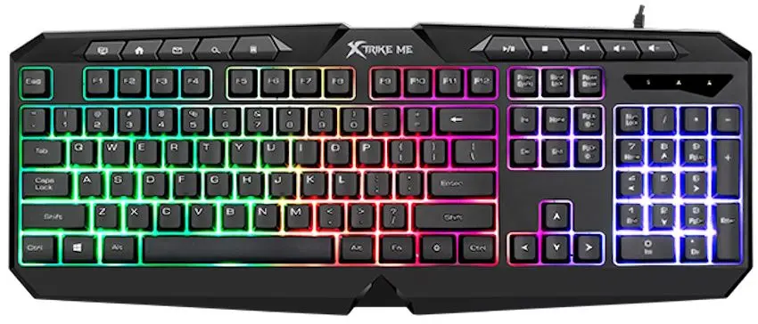 Set tastatura + mouse + covoras + casti Xtrike Me CMX-410 (Black)