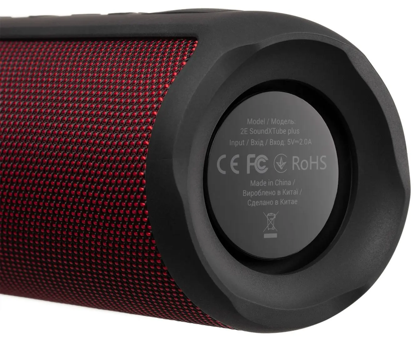 Difuzor portabil fara fir 2E SoundXTube Plus (Red) - 5