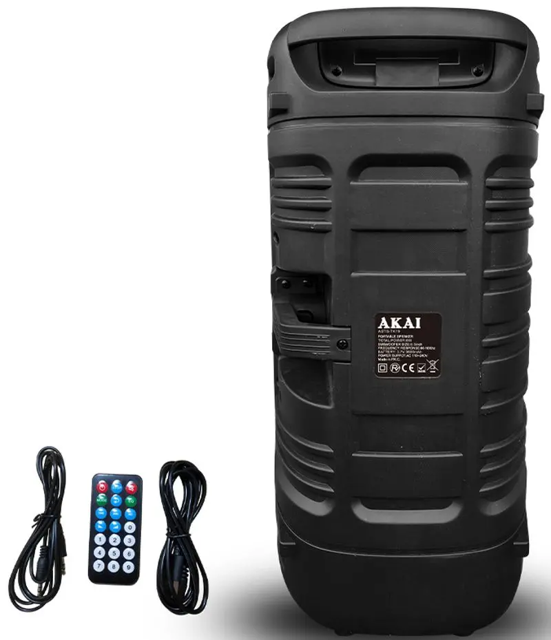 Портативная акустическая колонка Akai ABTS-TK19 (Black) - 3
