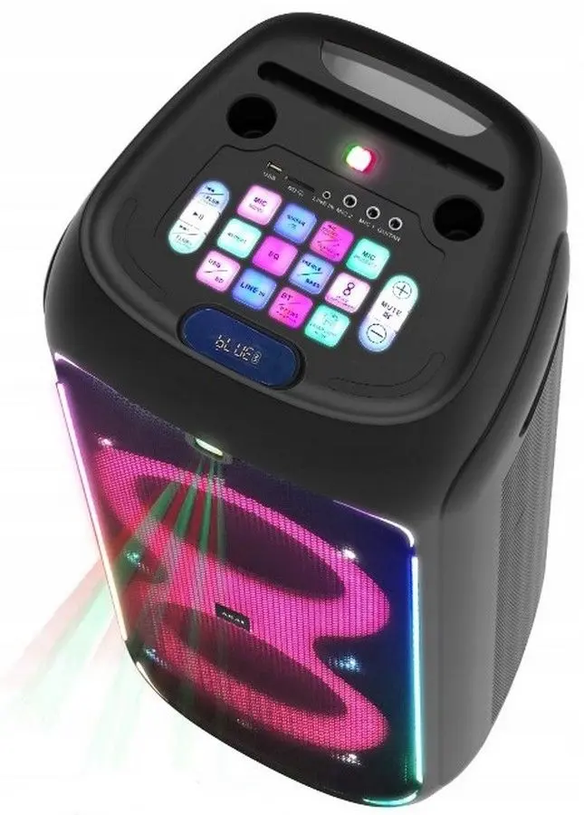 Портативная акустическая система Akai DJ-Y8L (Black) - 2