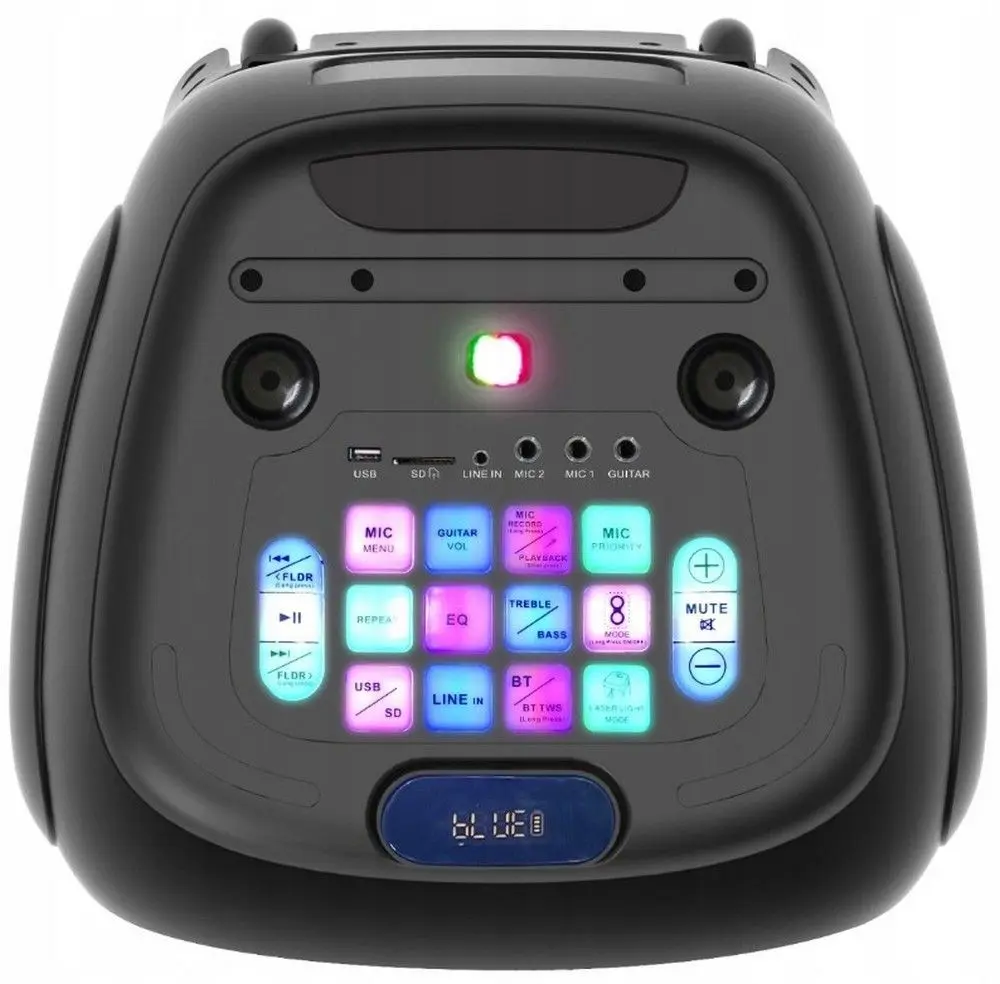 Портативная акустическая система Akai DJ-Y8L (Black) - 3