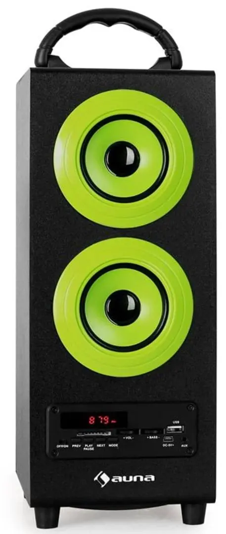 Беспроводная портативная колонка Auna Beachboy (Green/Black)