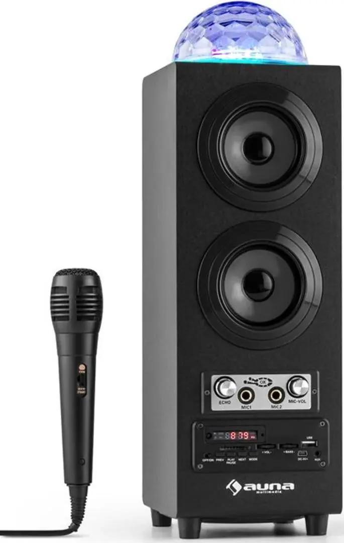 Беспроводная портативная колонка Auna DiscoStar (Black)