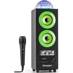 Беспроводная портативная колонка Auna DiscoStar (Green/Black)