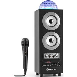 Беспроводная портативная колонка Auna DiscoStar (Silver/Black)