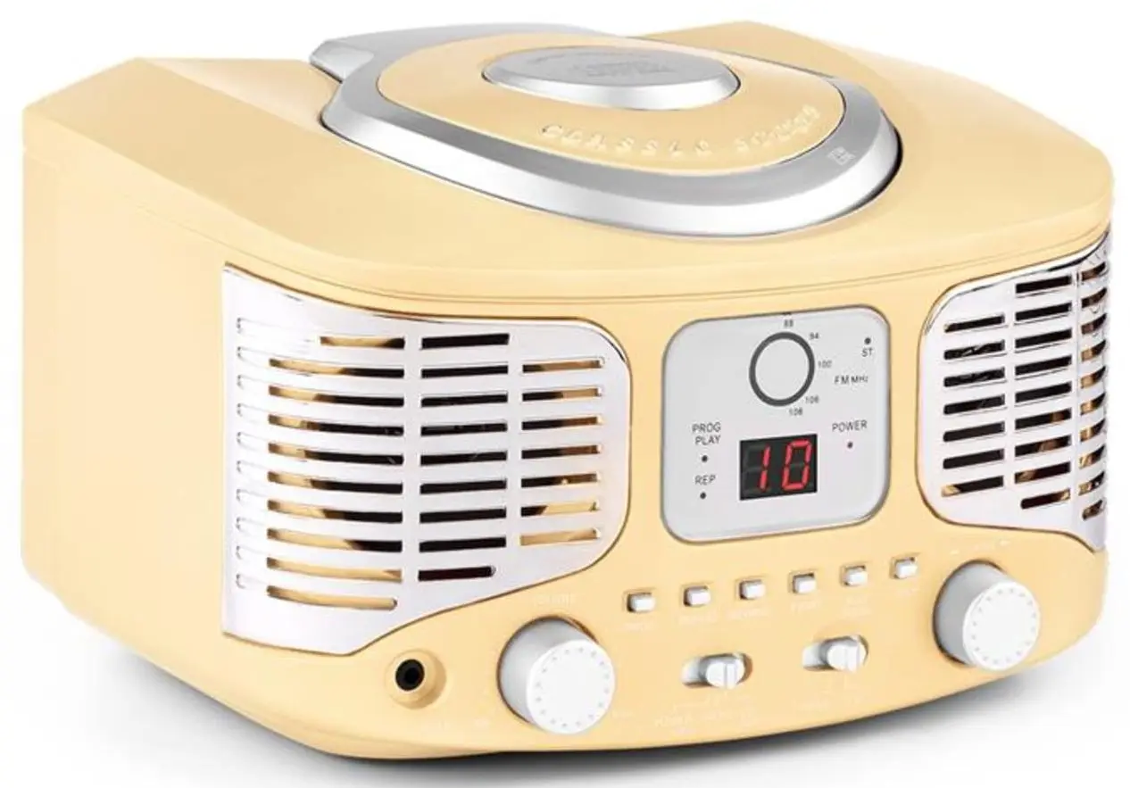 CD player Auna RCD320 (Creme)