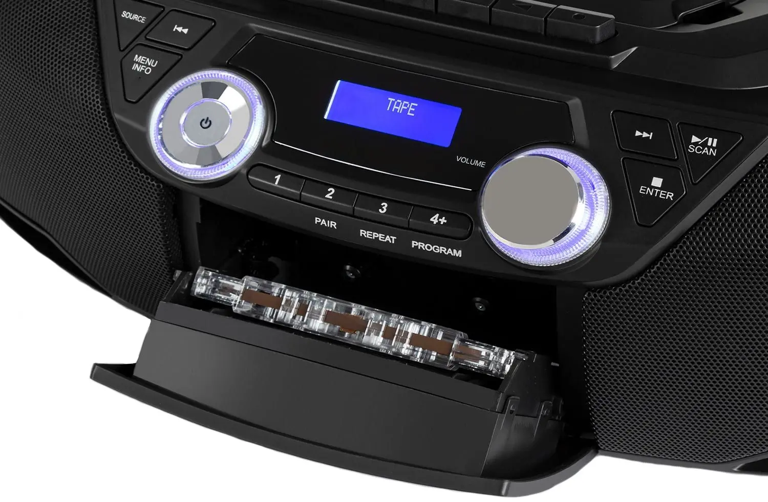 Магнитола Auna Roadie 2K Boombox (Black) - 2