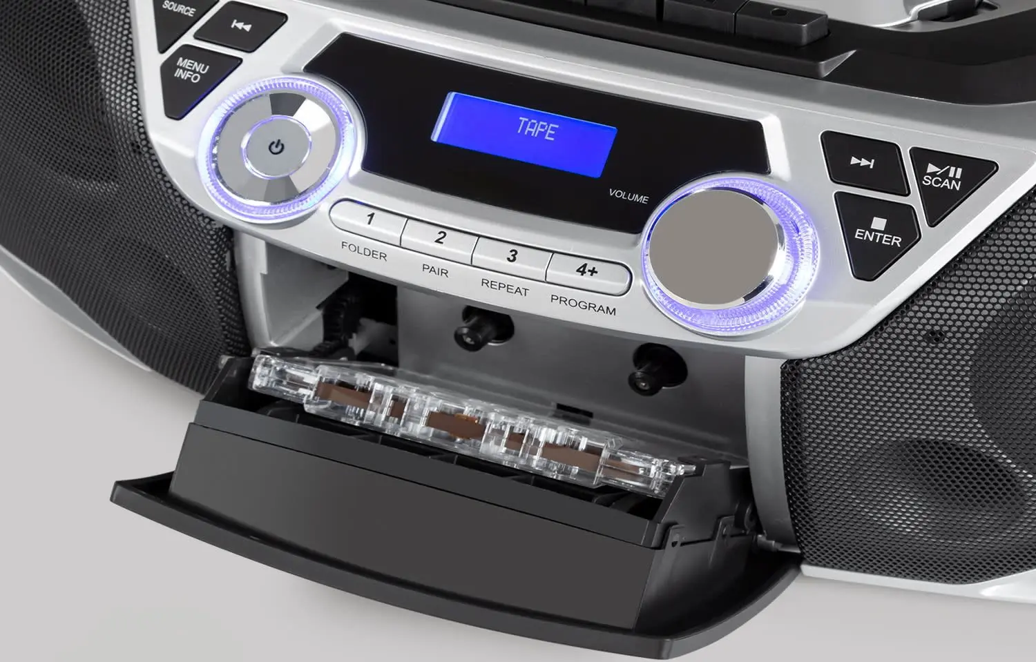 Магнитола Auna Roadie 2K Boombox (Silver) - 4