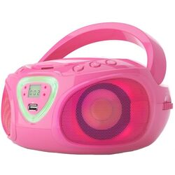 CD player Auna Roadie CD Boombox (Pink)