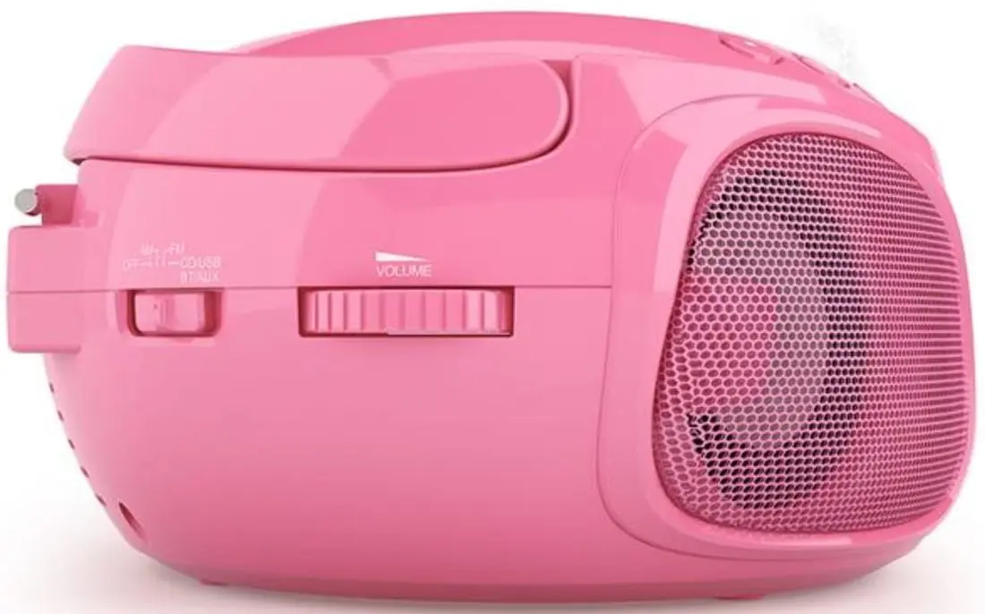 Магнитола Auna Roadie CD Boombox (Pink) - 4