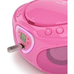 Магнитола Auna Roadie CD Boombox (Pink) Thumb