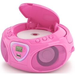 Магнитола Auna Roadie CD Boombox (Pink) Thumb