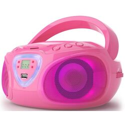 Магнитола Auna Roadie CD Boombox (Pink) Thumb
