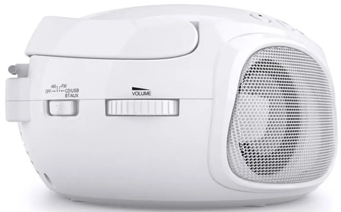 Магнитола Auna Roadie CD Boombox (White) - 2