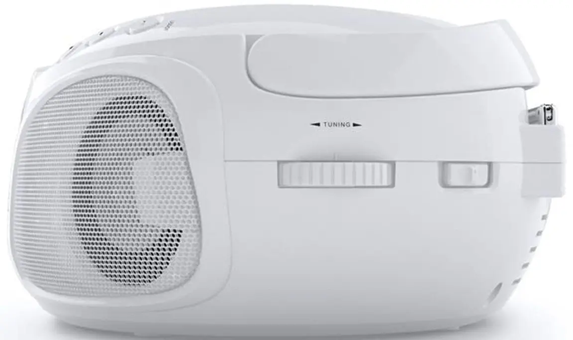 Магнитола Auna Roadie CD Boombox (White) - 3