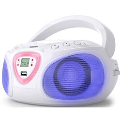 Магнитола Auna Roadie CD Boombox (White) Thumb
