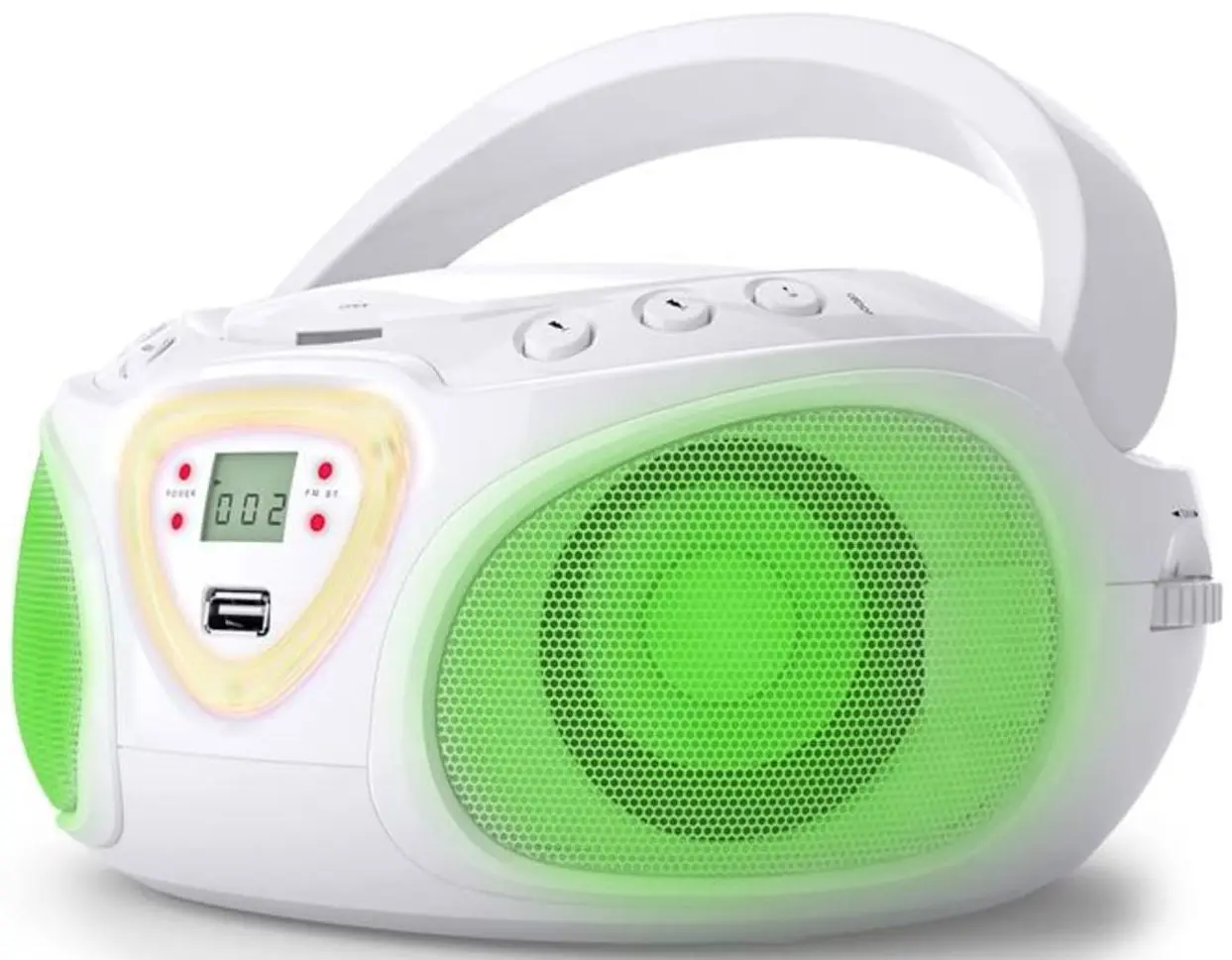 Магнитола Auna Roadie CD Boombox (White) - 6