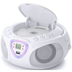 Магнитола Auna Roadie CD Boombox (White) Thumb