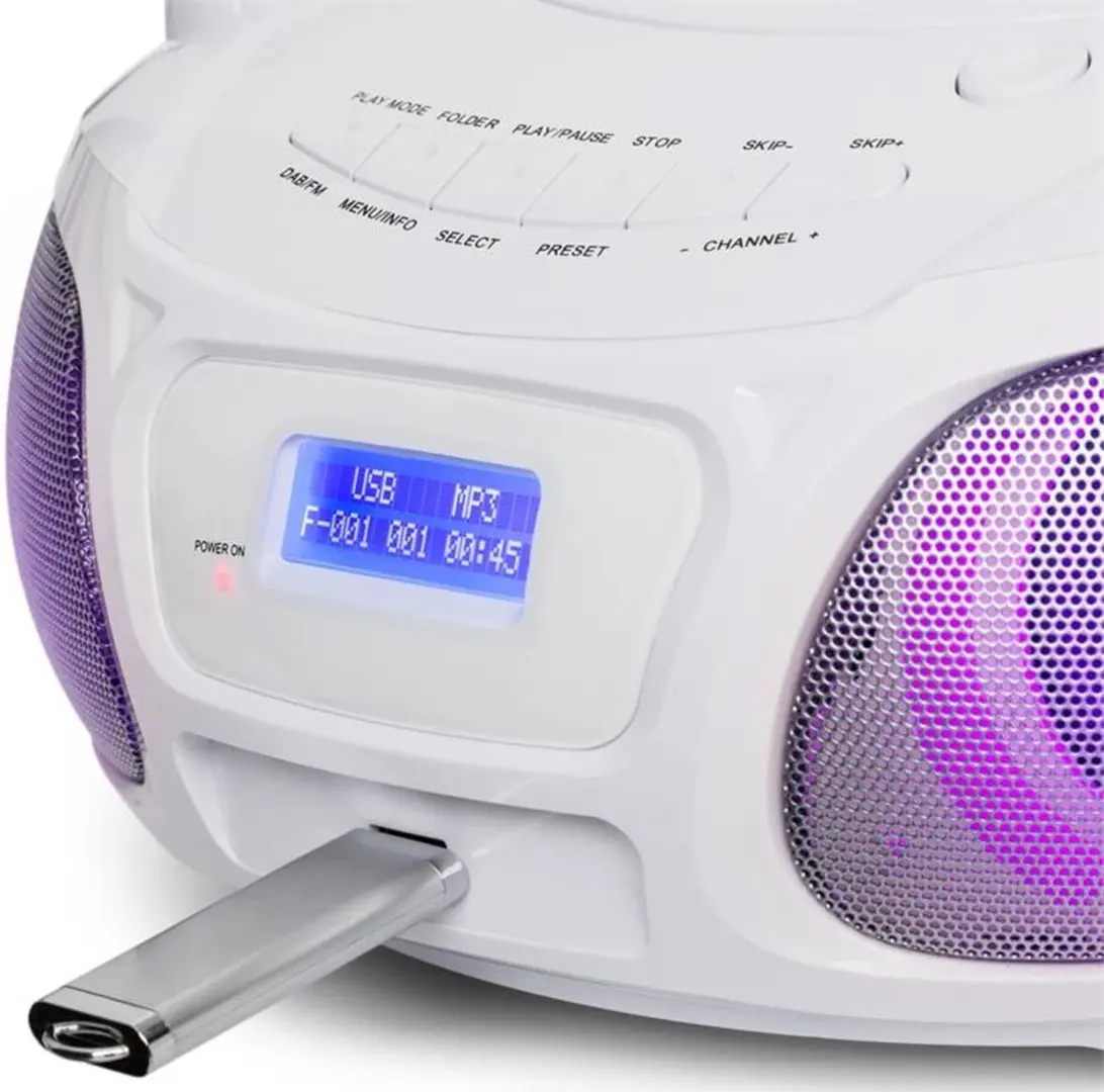 Магнитола Auna Roadie Dab (White) - 4