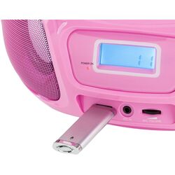 Магнитола Auna Roadie Sing CD Boombox (Pink) Thumb