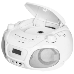 Магнитола Auna Roadie Sing CD Boombox (White) Thumb