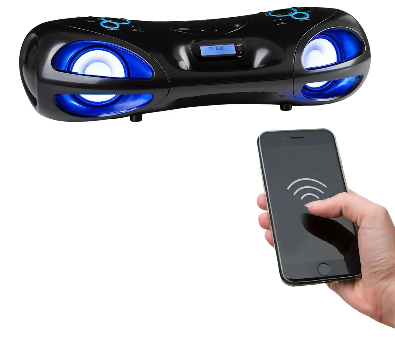 Магнитола Auna Spacewoofer DAB (Black) - 5