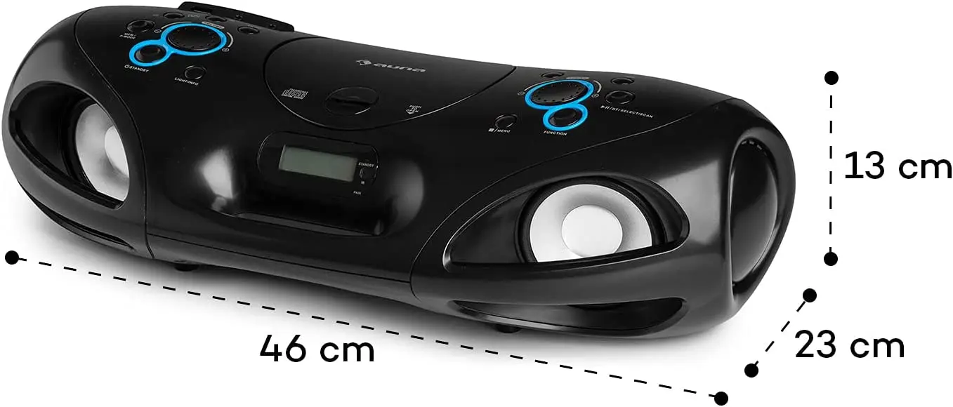 Магнитола Auna Spacewoofer DAB (Black) - 6