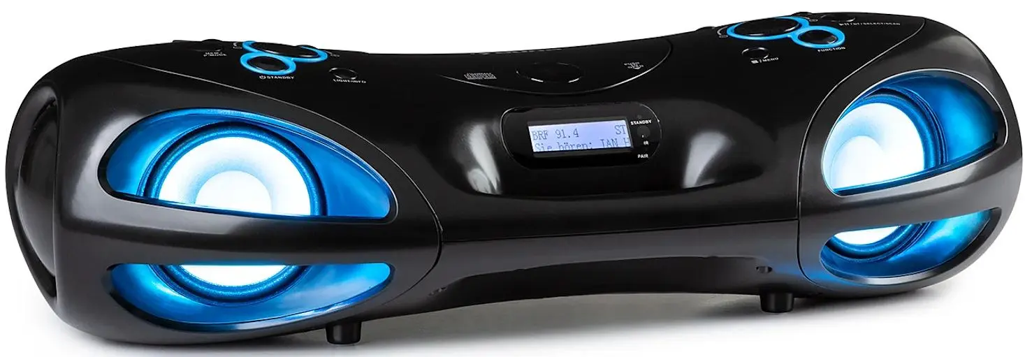 Магнитола Auna Spacewoofer DAB (Black)