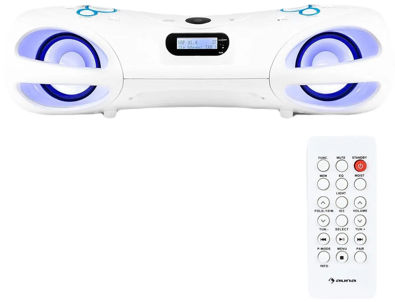 CD player Auna Spacewoofer DAB (White) - 4