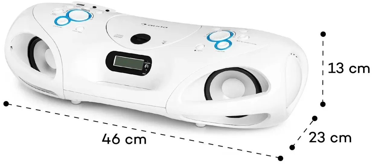 CD player Auna Spacewoofer DAB (White) - 6