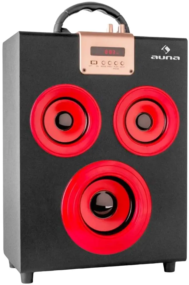 Difuzor portabil fara fir Auna Central Park 2.1 (Red/Black)