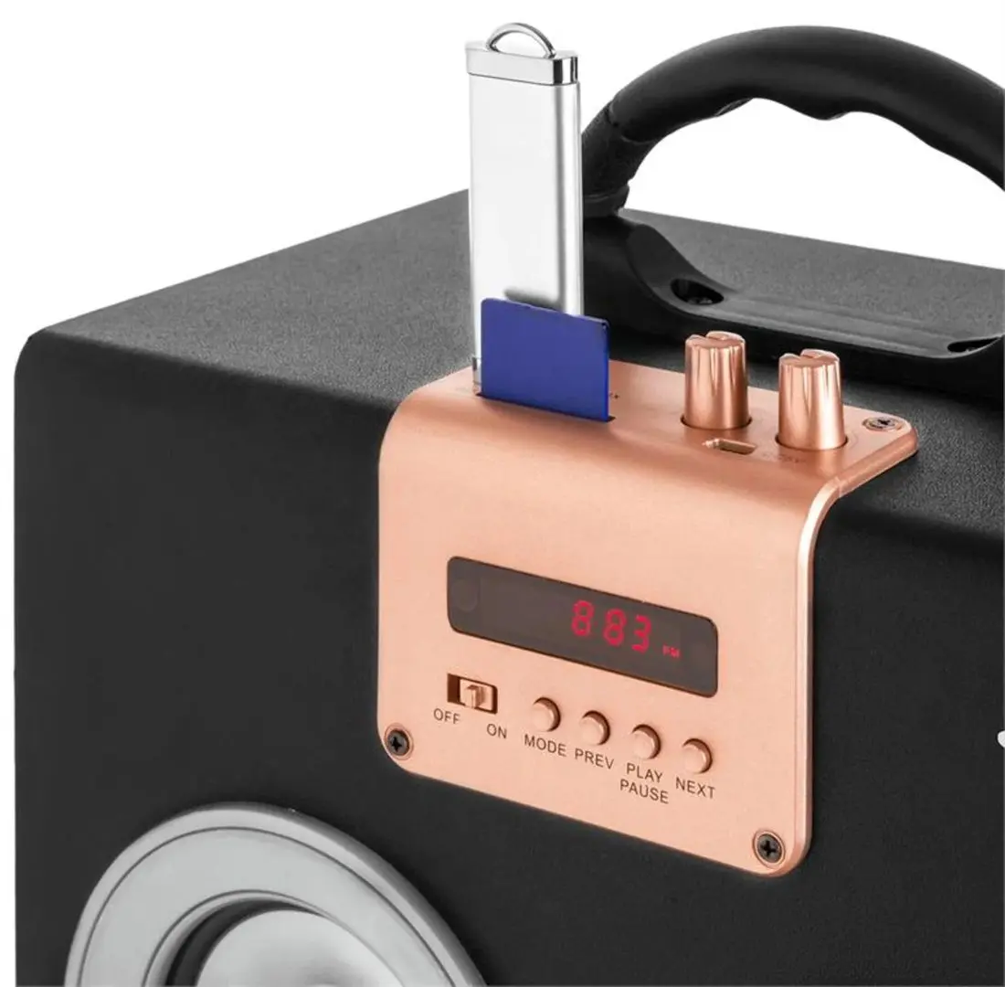 Difuzor portabil fara fir Auna Central Park 2.1 (Silver/Black) - 4