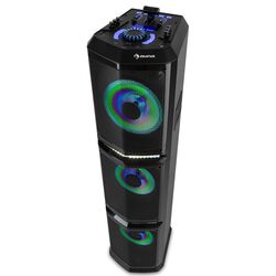 Портативная акустическая система Auna Clubmaster TripleBeat (Black)