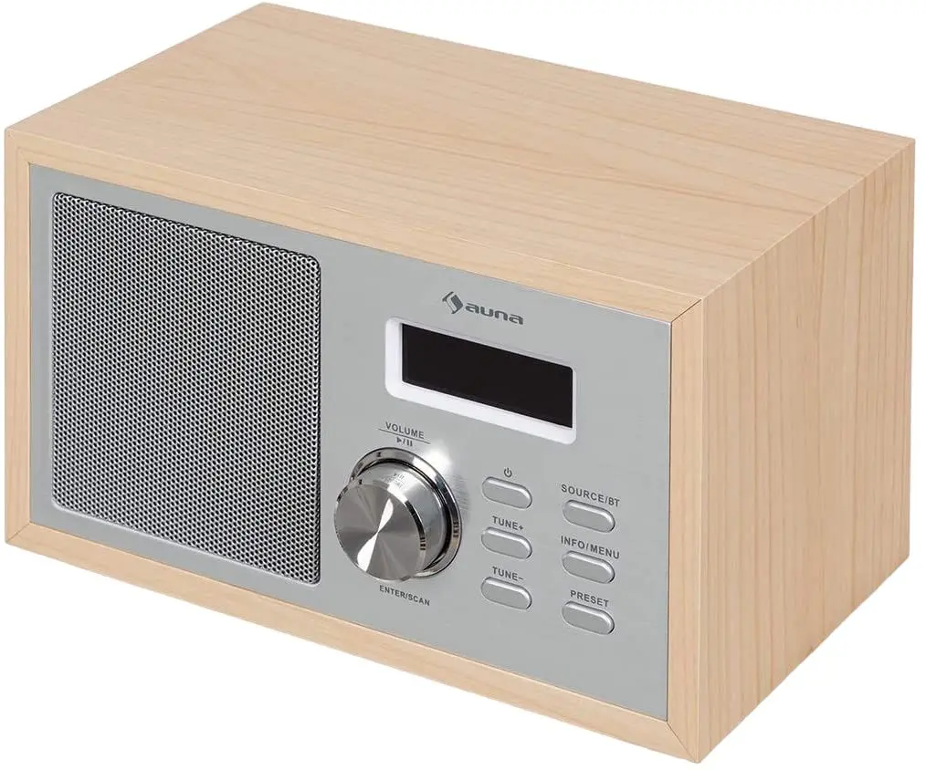 Radio portabil Auna Ambient (Brown/Silver) - 3