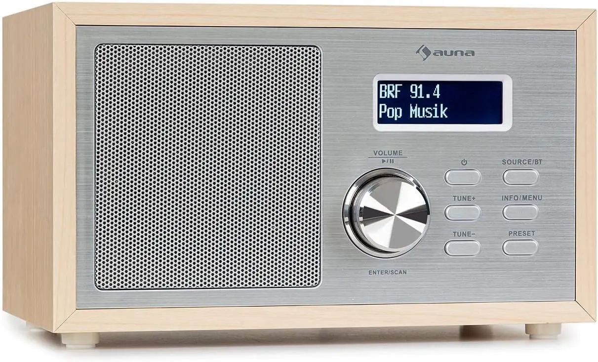 Radio portabil Auna Ambient (Brown/Silver)