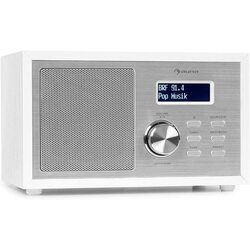 Radio portabil Auna Ambient (White/Silver)