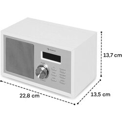 Портативный радиоприемник Auna Ambient (White/Silver) Thumb