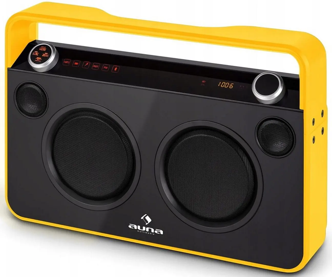 Radio portabil Auna Bebop Ghettoblaster (Yellow) - 2