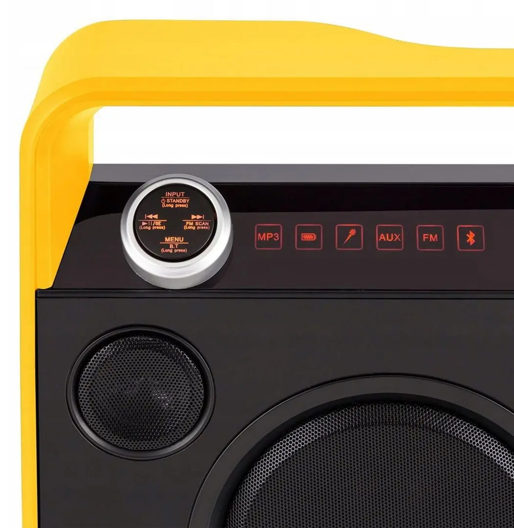 Radio portabil Auna Bebop Ghettoblaster (Yellow) - 6