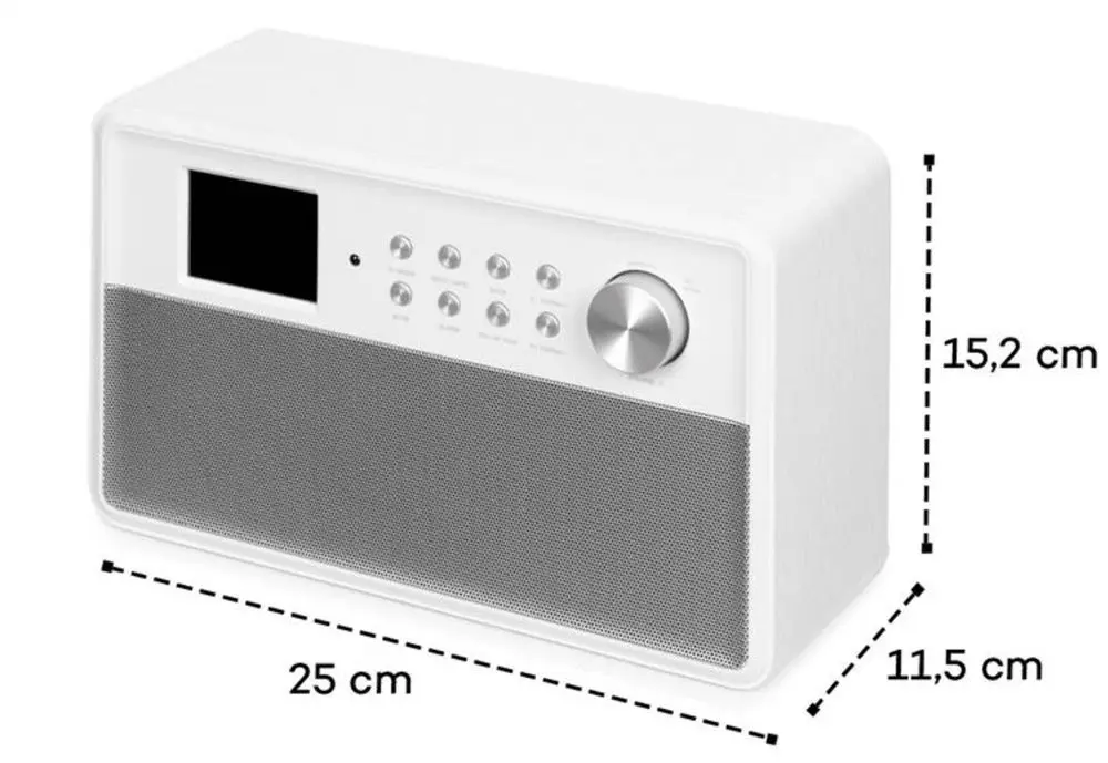 Radio portabil Auna Connect Link Smart (White) - 2